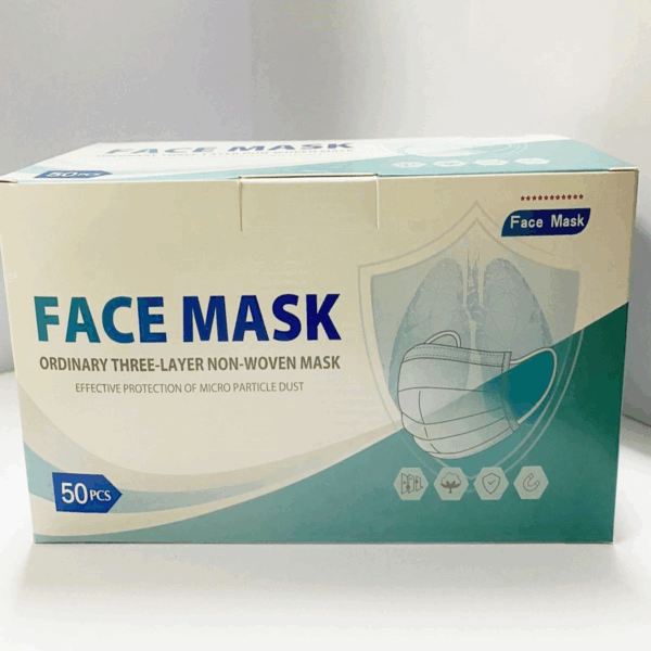3-Ply Adult Face Mask 50S