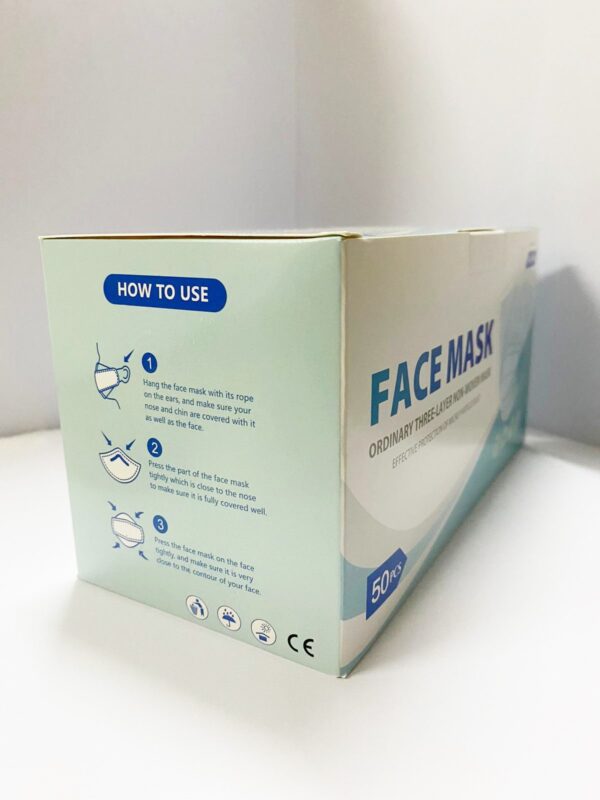 3-Ply Adult Face Mask 50S
