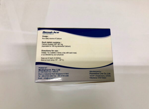 image22 Renal-Ace Calcium Acetate Tabs 667mg
